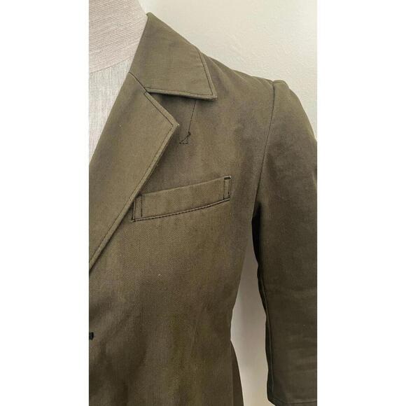 Y'S YOHJI YAMAMOTO GREEN ARMY JACKET - Picture 4 of 14